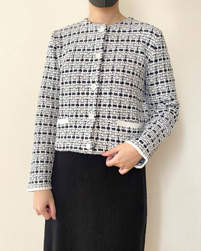 ユニクロの「ニットショートジャケット」