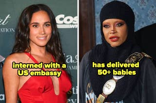 Meghan Markle interned with a US embassy, and Erykah Badu has delivered 50+ babies