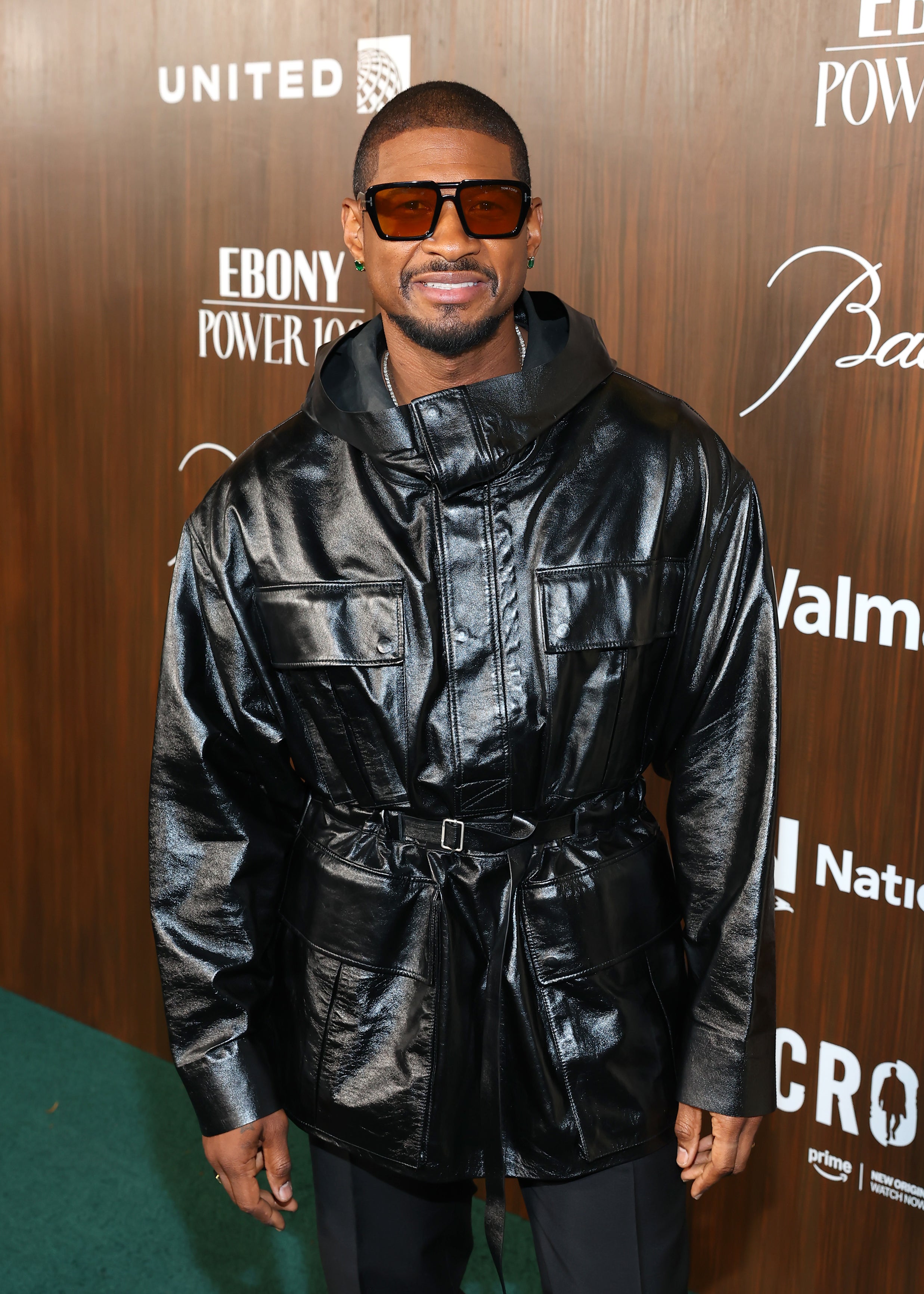 Usher on the red carpet.