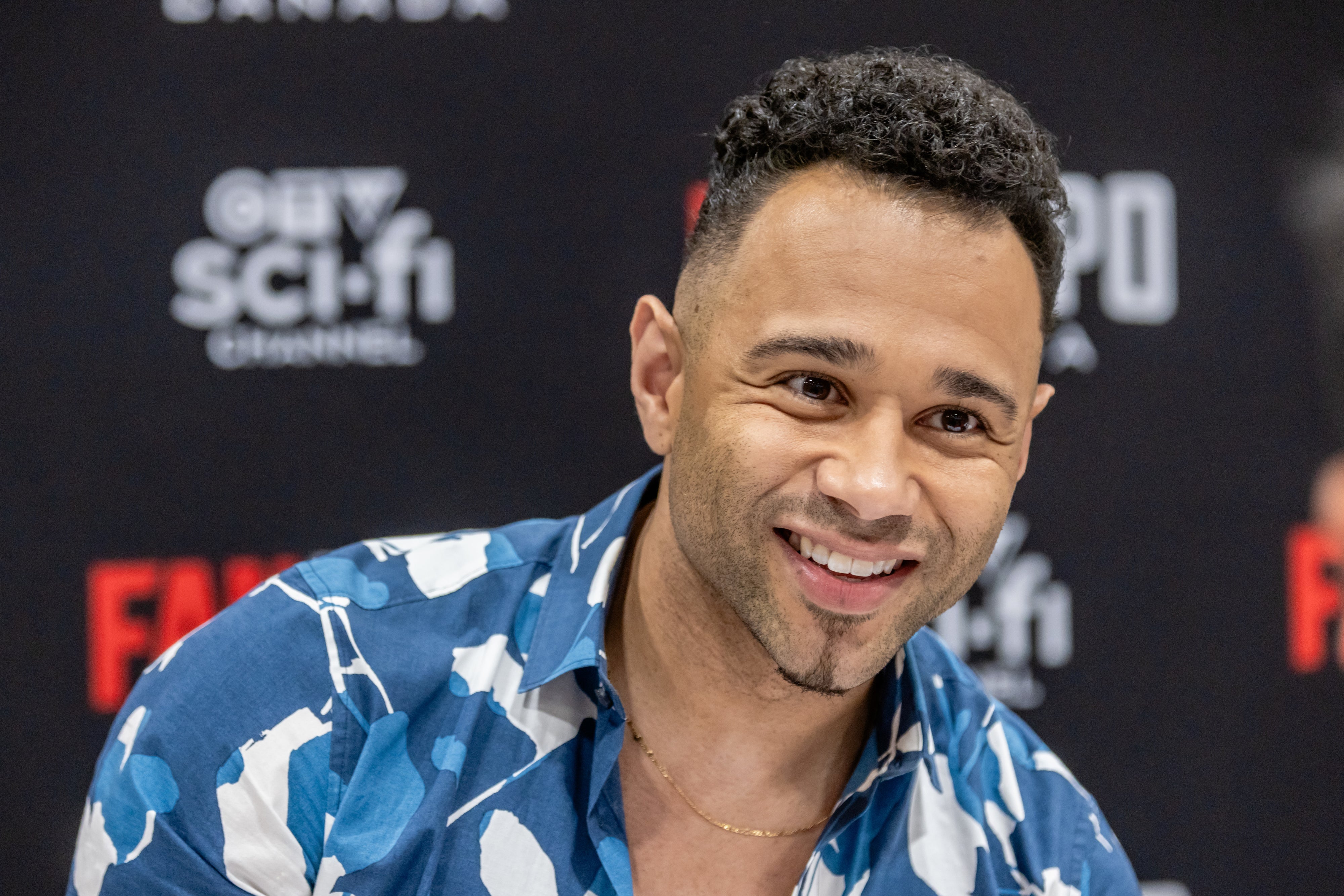 Corbin Bleu at an event.