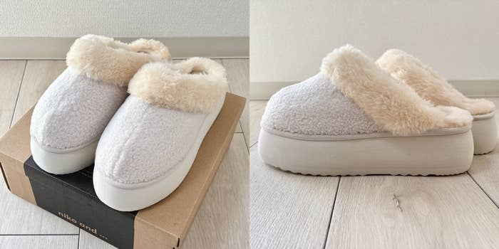 ニコアンドの「ふわもこシューズ」がUGGみたいで可愛い！5500円→2200 