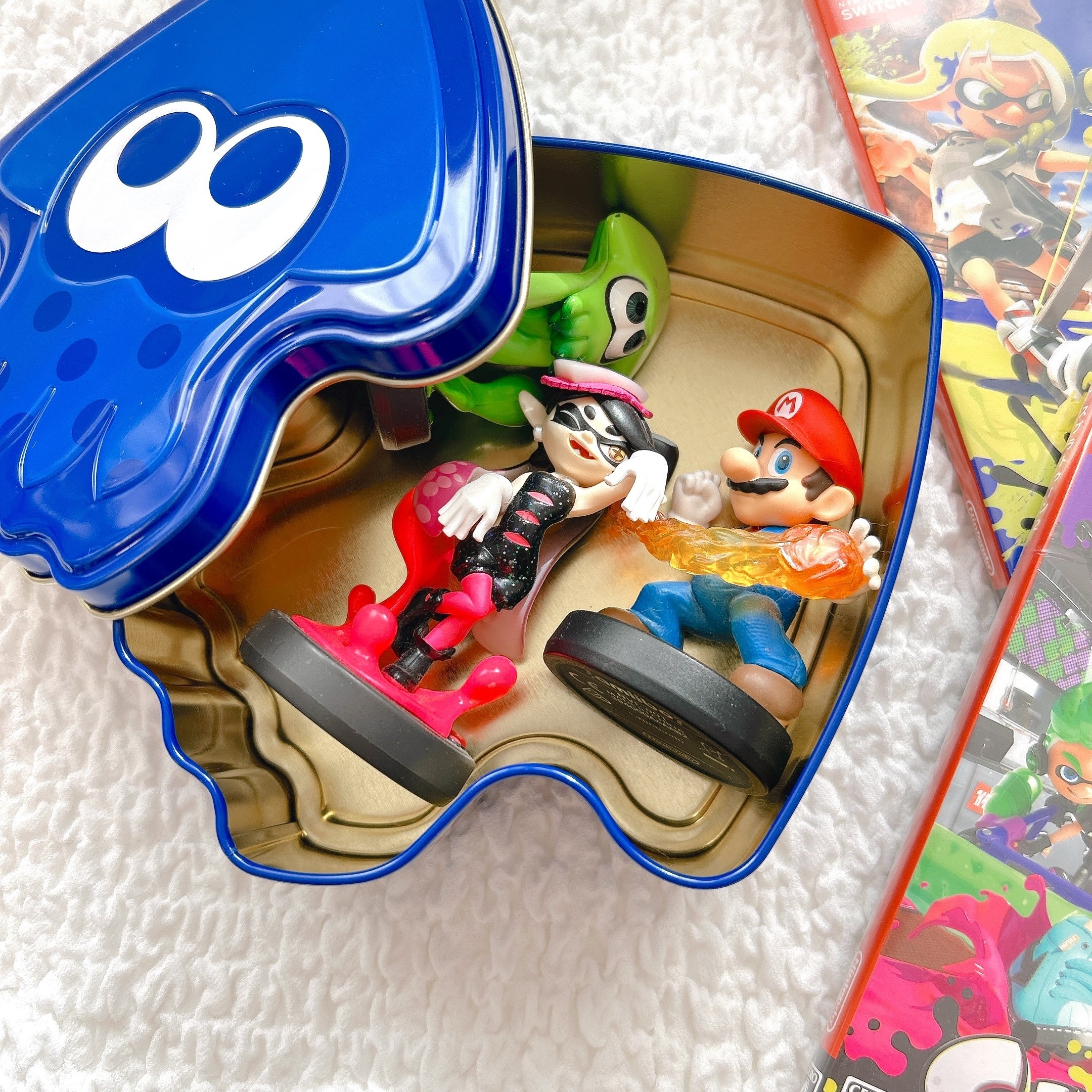 スプラトゥーンの「クッキー缶」まじでイカしてて笑った…！これは全色