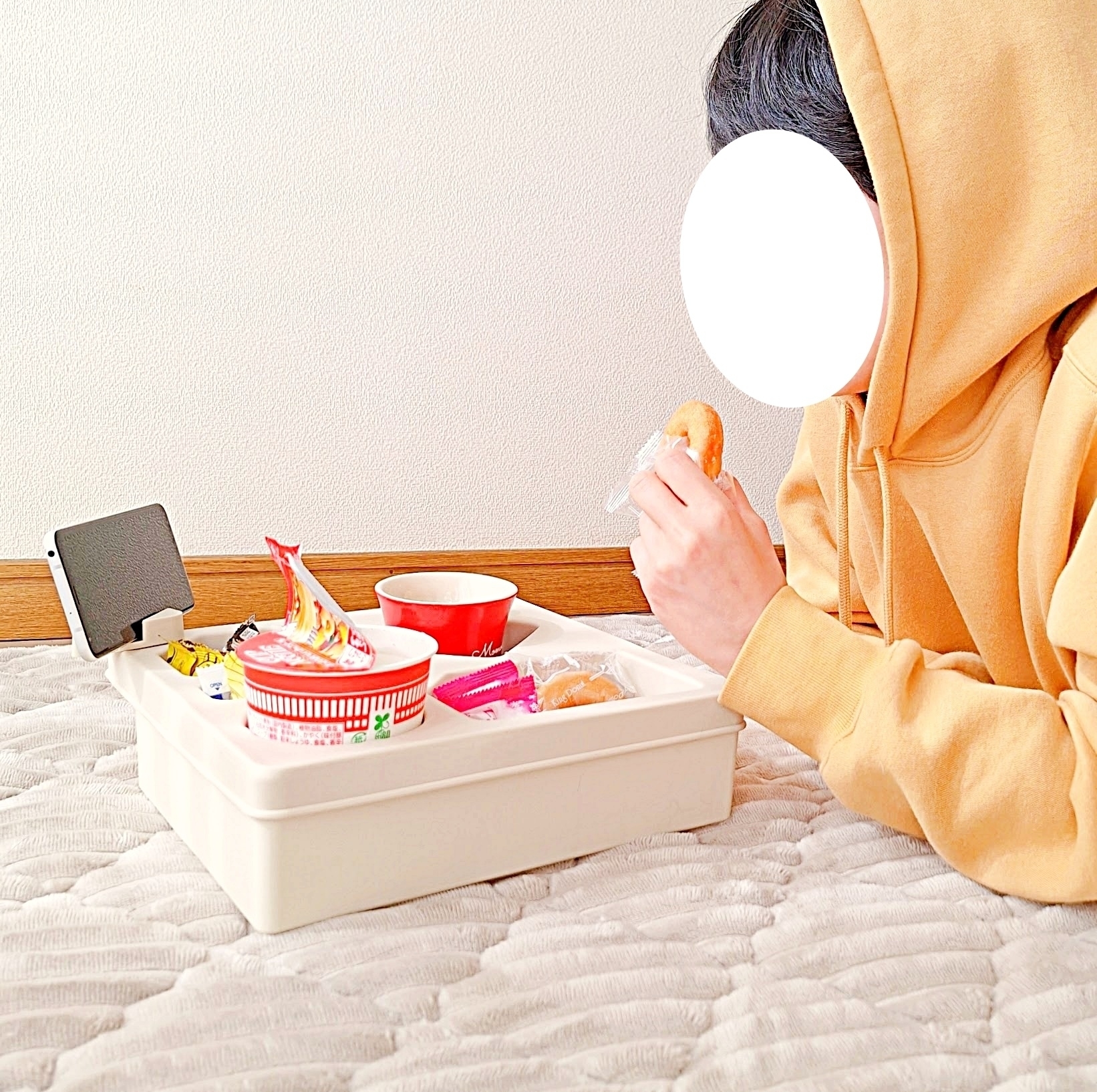 新品】 3COINS だら活 スマホスタンド付きマルチトレイ 2個セット