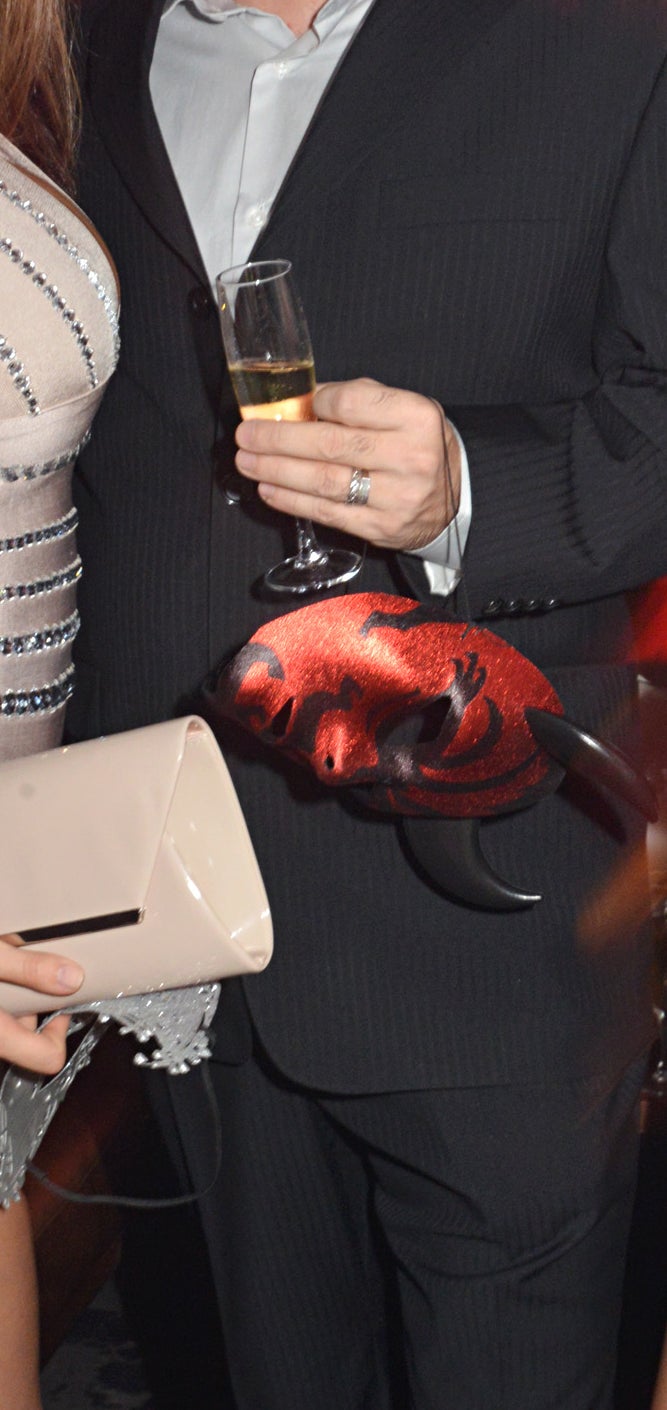 Pierre Woodman at a party.