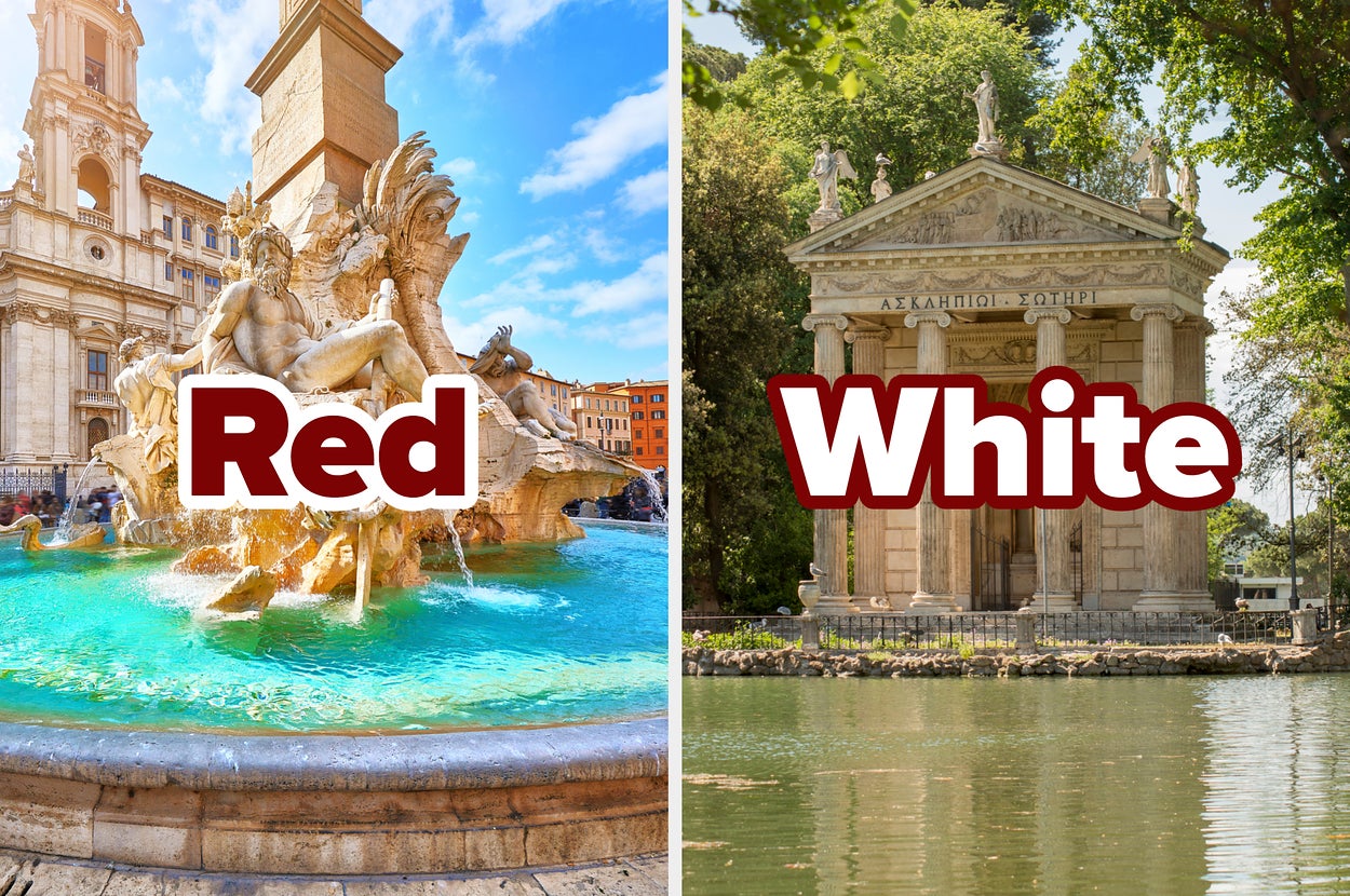 Travel Around Rome And I'll Guess If You Prefer Red Or White Wine