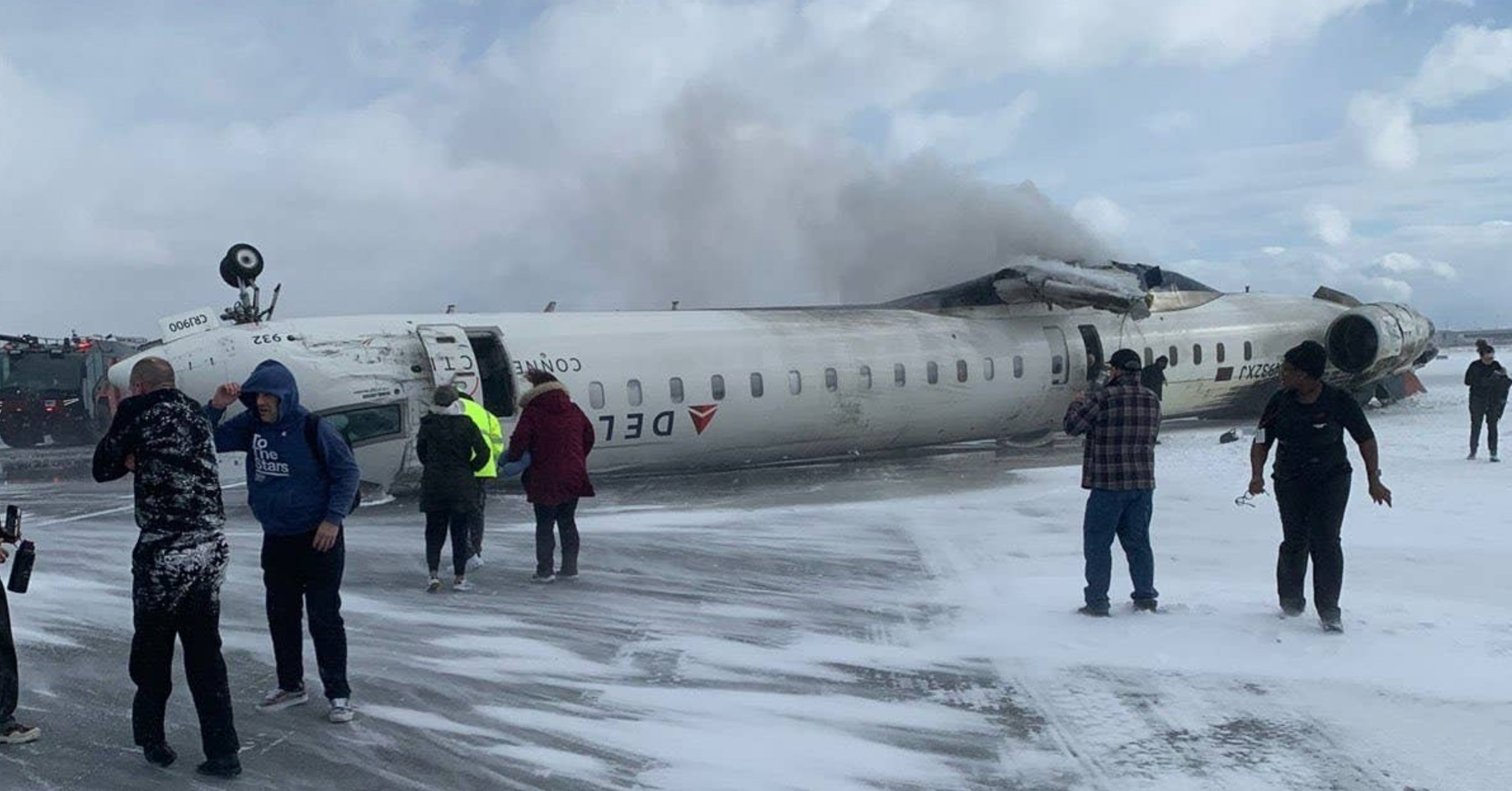 Delta Flight Crash Injures 8 at Toronto Airport