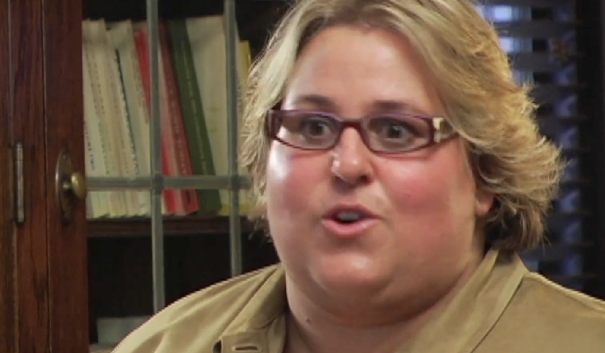 Tania Head speaks to the camera