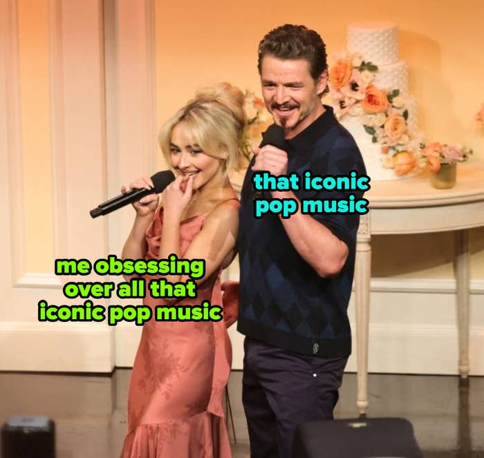 Sabrina Carpenter and Pedro Pascal on 