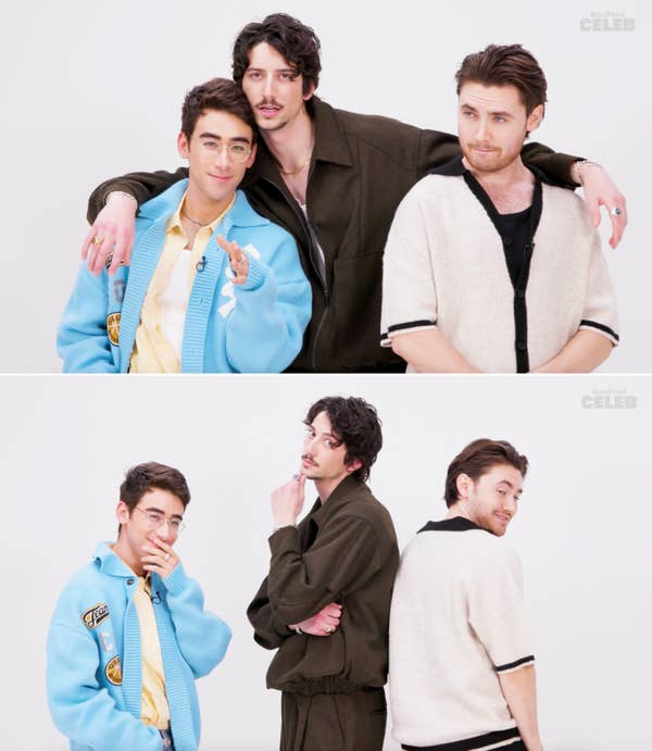 Milo, Nick, and Spencer posing together