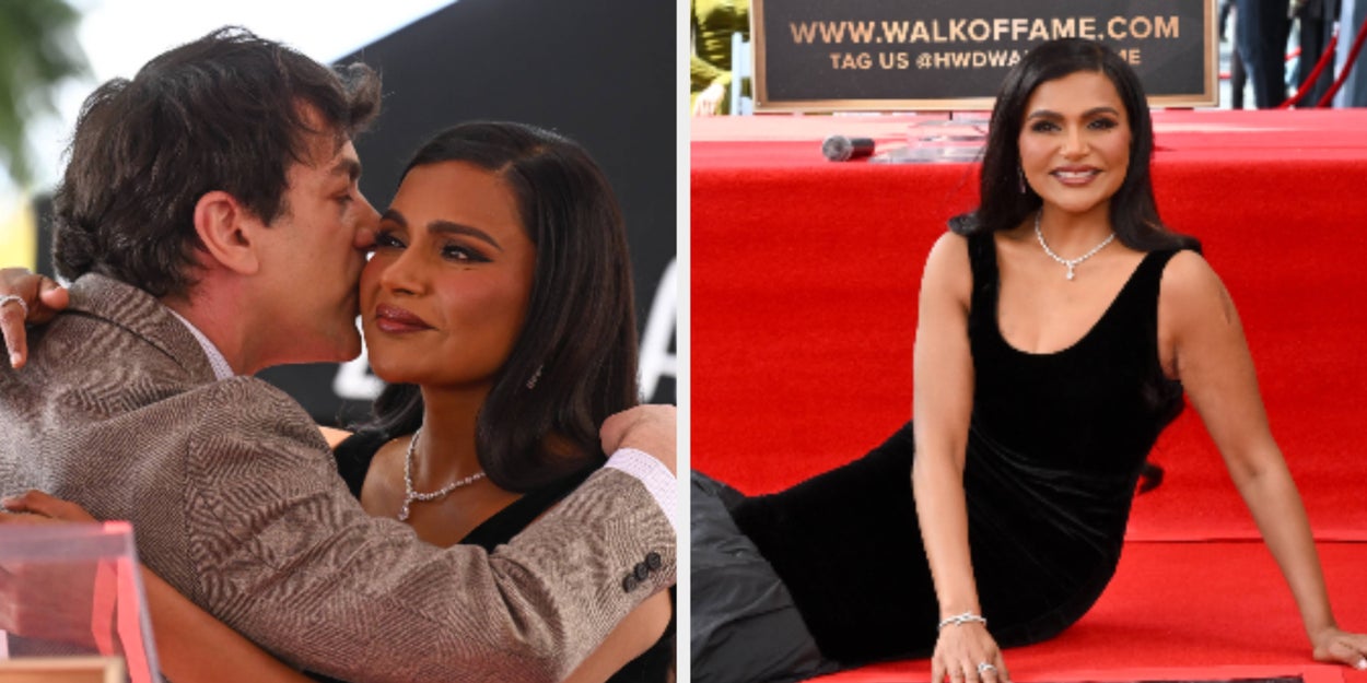 B.J. Novak Joined Mindy Kaling As She Received Her Hollywood Star, And No One Is Surprised