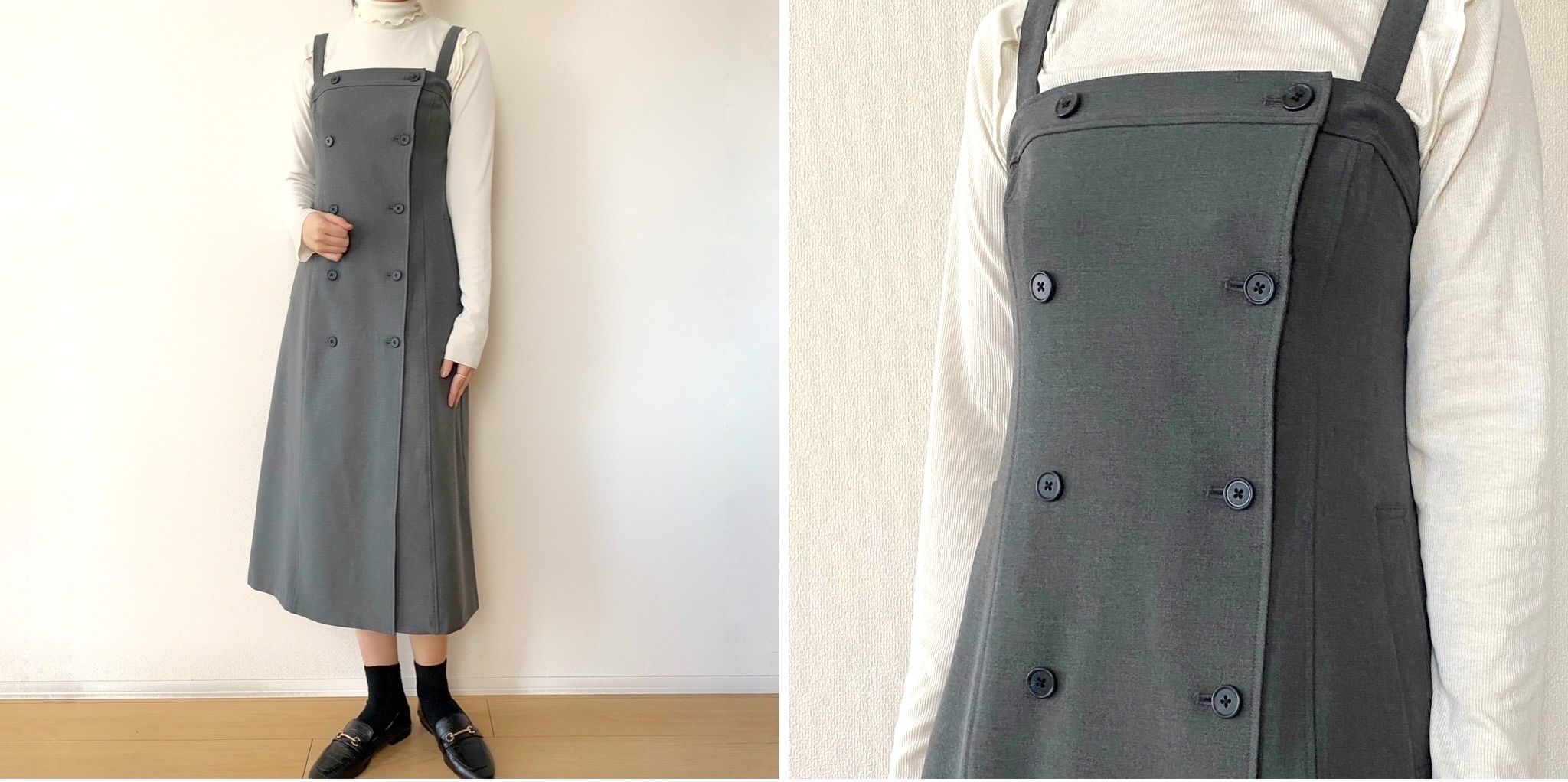 GU】レトロかわいい「新作ワンピース」めちゃめちゃ着痩せして GU】レトロかわいい「新作ワンピース」めちゃめちゃ着痩せして