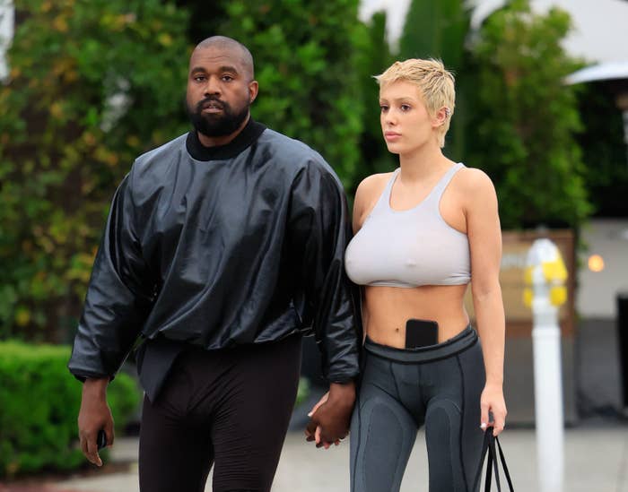 Kanye West, Bianca Censori Attend Grammys 2025