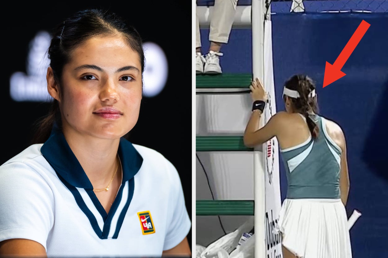 Tennis Star Emma Raducanu Was Forced To Stop Her Latest Match After Seeing A Suspected Stalker In The Crowd, And The Whole Thing Is Seriously Disturbing
