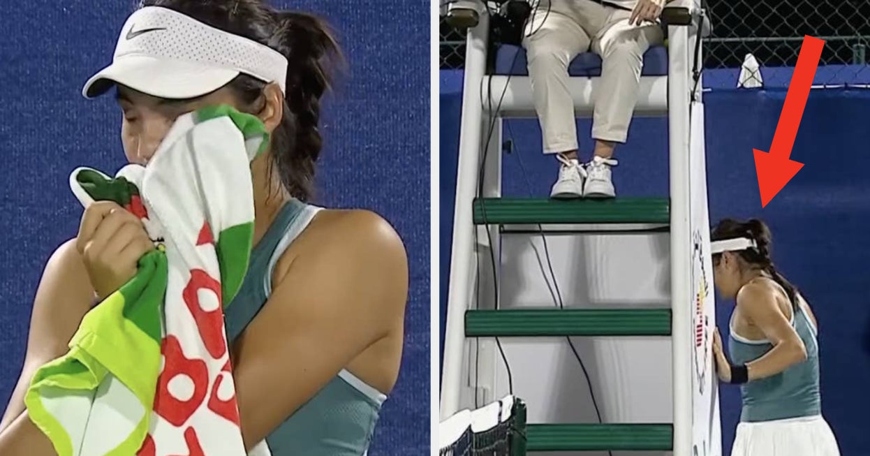 Tennis Star Emma Raducanu Broke Down In Tears And Hid Midway Through A Match After Spotting A “Fixated” Suspected Stalker In The Crowd, And It’s Seriously Disturbing