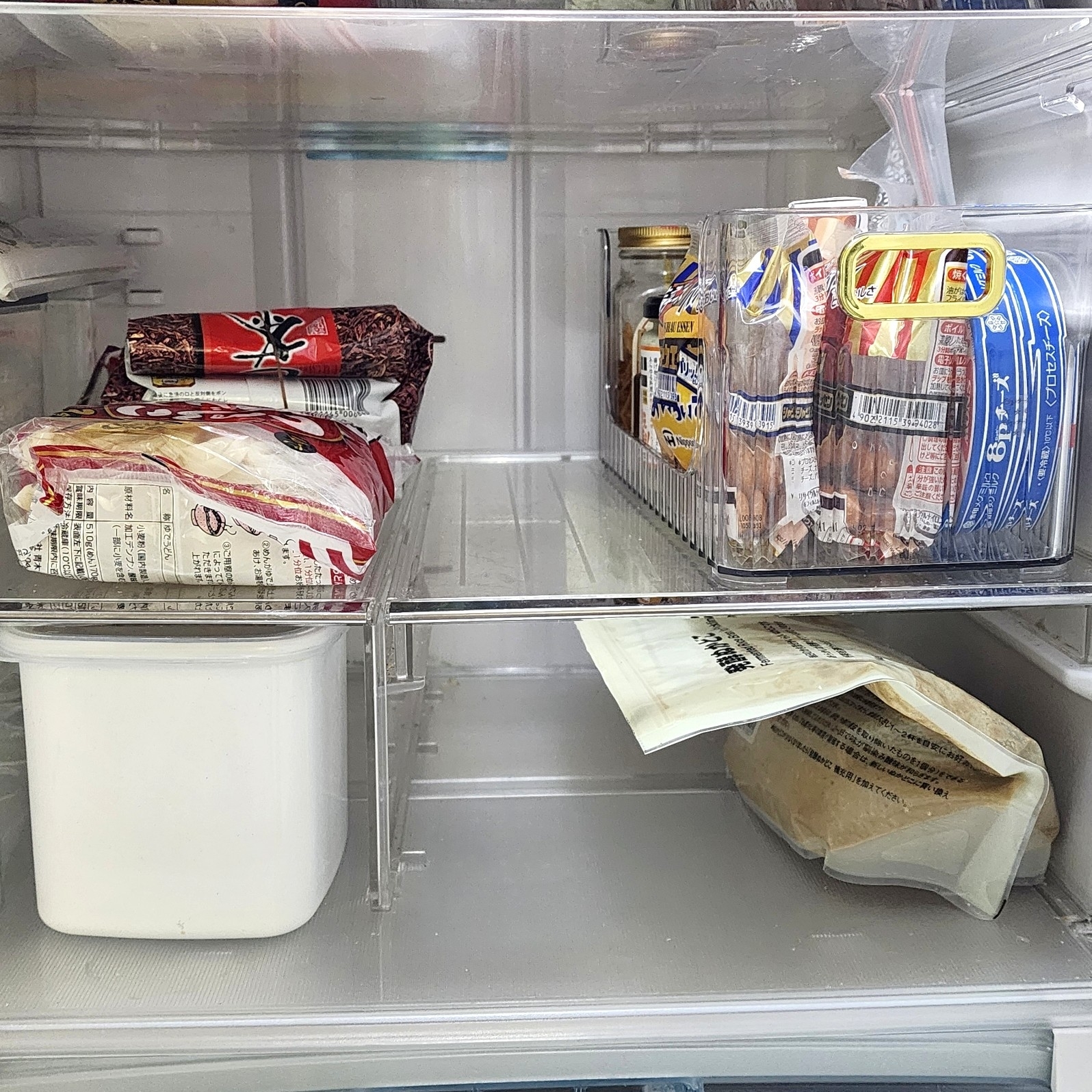 ダイソー姉妹店】冷蔵庫のゴチャゴチャがスッキリした！オシャレで