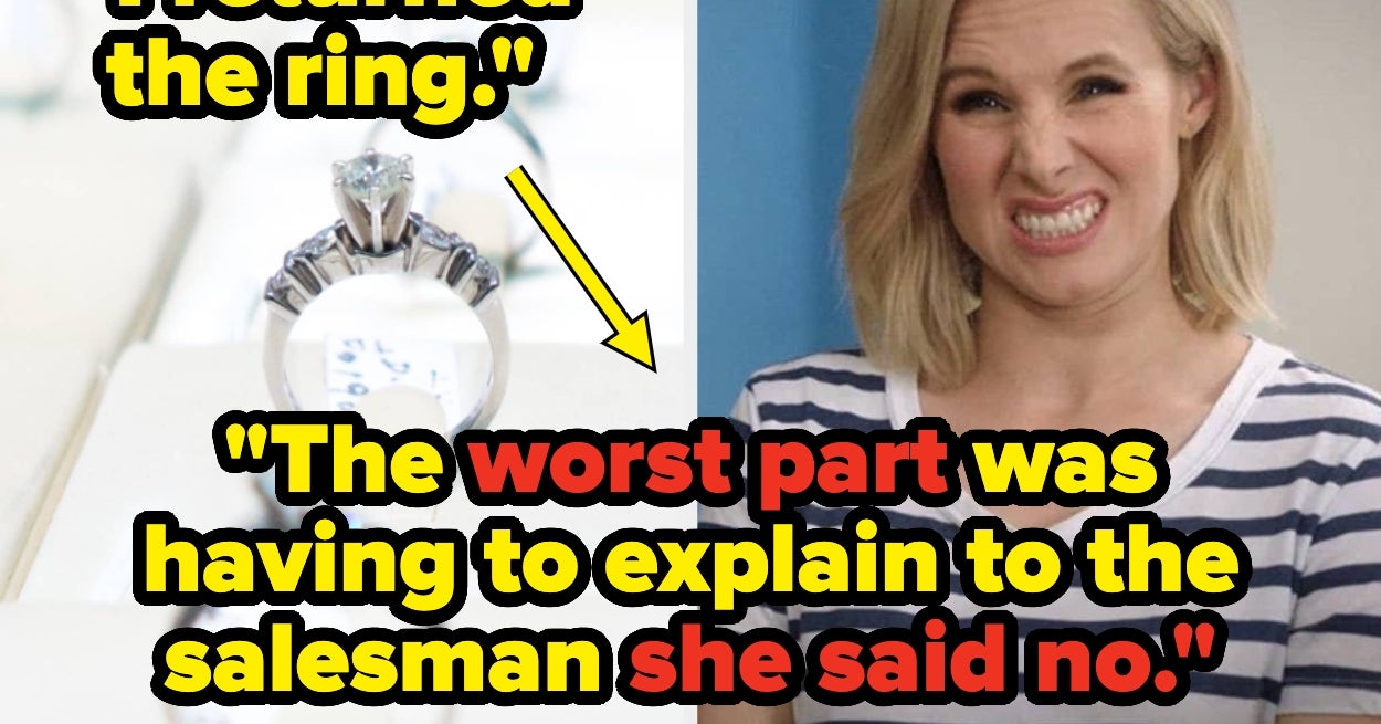 Men Who Were Told No When They Proposed Are Sharing What Happened Next, And All I Can Say Is "Yikes"
