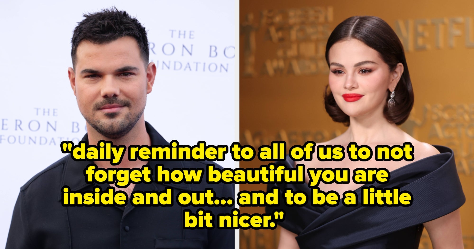 Taylor Lautner membela Selena Gomez dari bodyshaming