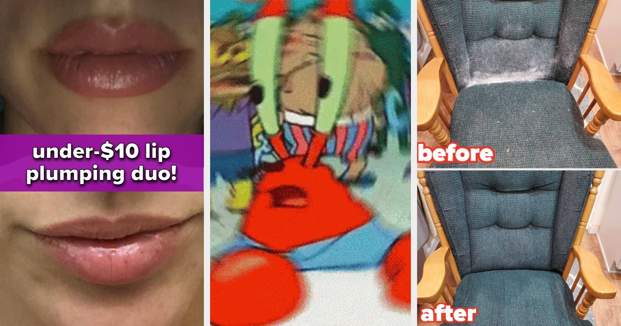 28 Products With Before And After Pics That Will Leave You *So* Shook, You'll Look Like The Mr. Krabs Meme
