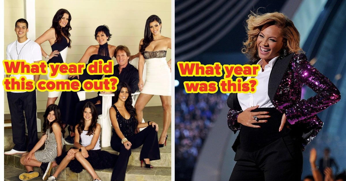 What Year Did These Major Pop Culture Moments Happen?