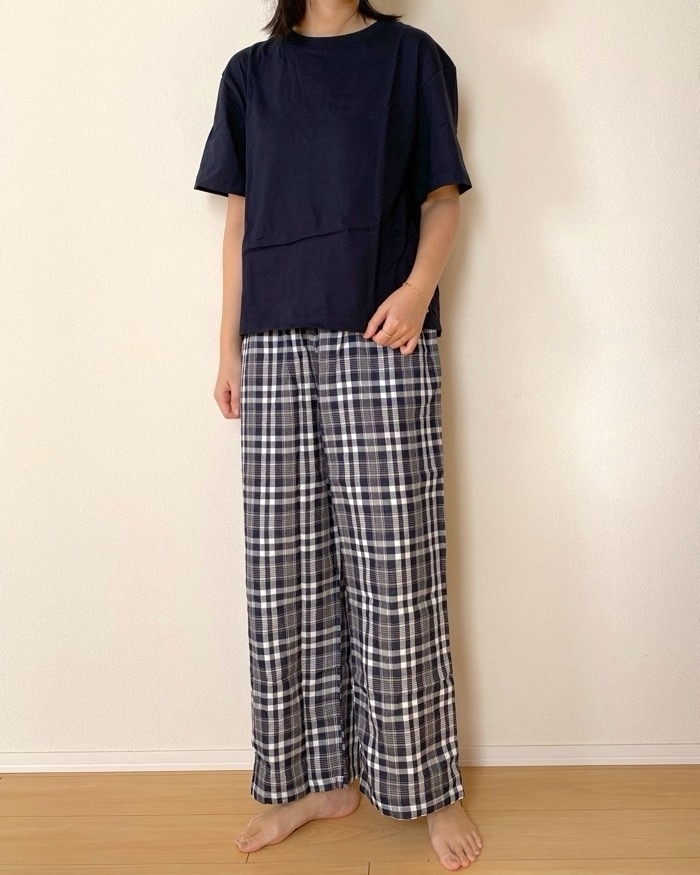 無印良品の「婦人 二重ガーゼ 半袖ルームウェアセット」