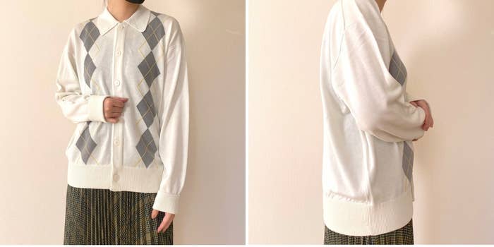 GUさん、さすがに可愛すぎです…！新作の「レトロカーディガン  