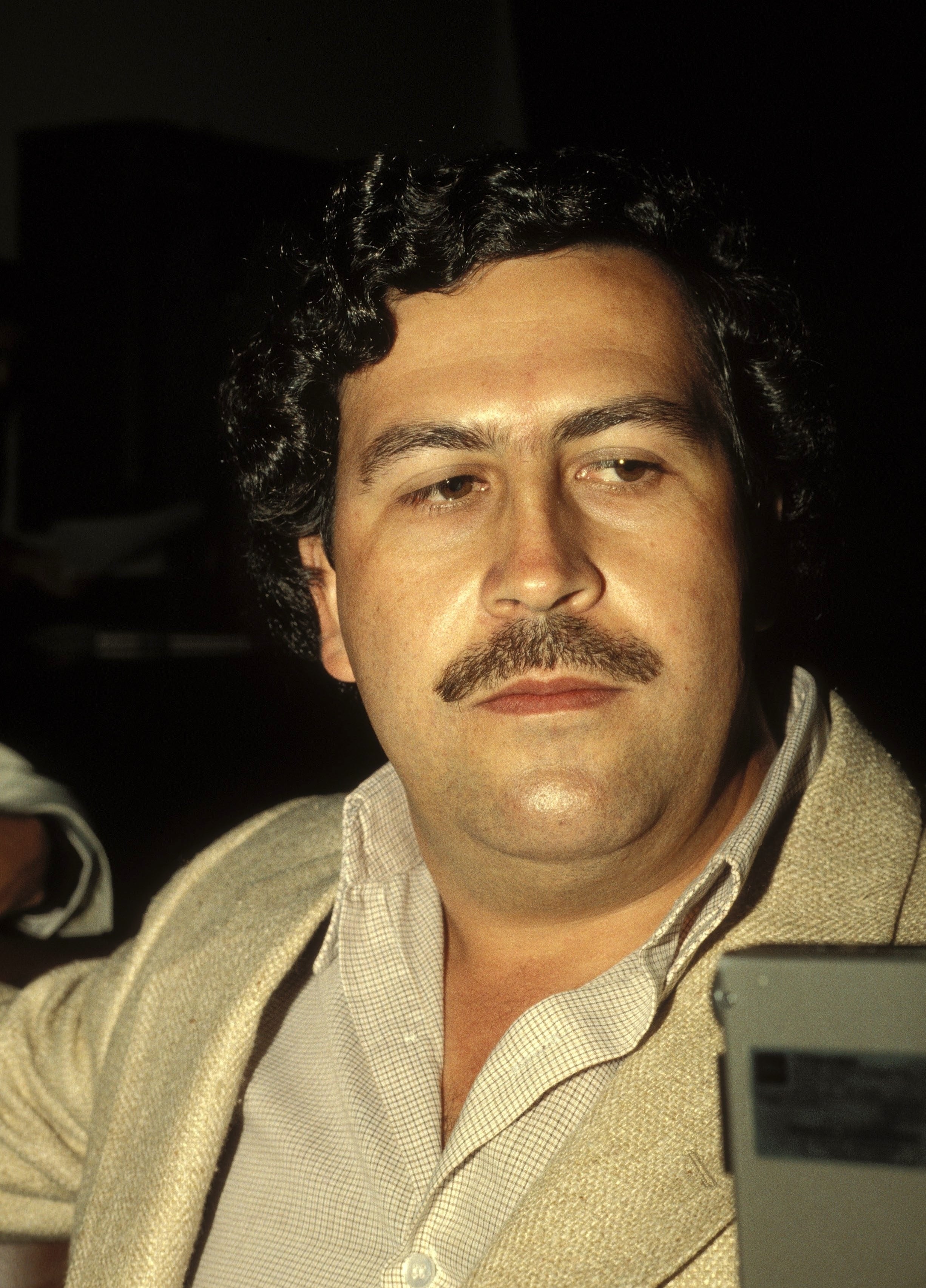 Portrait of Pablo Escobar.
