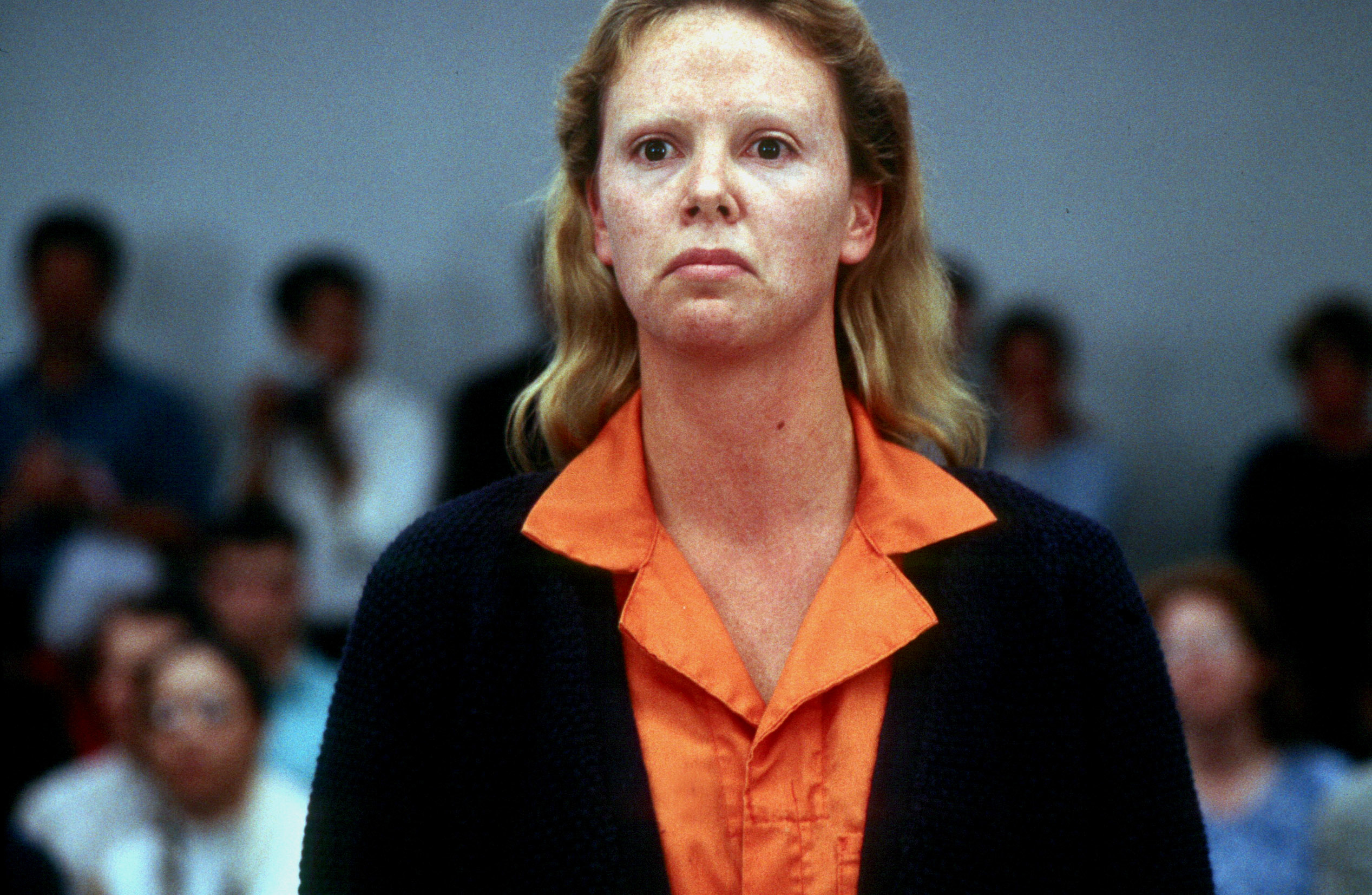 Charlize Theron as Aileen Wuornos in &quot;Monster.&quot;