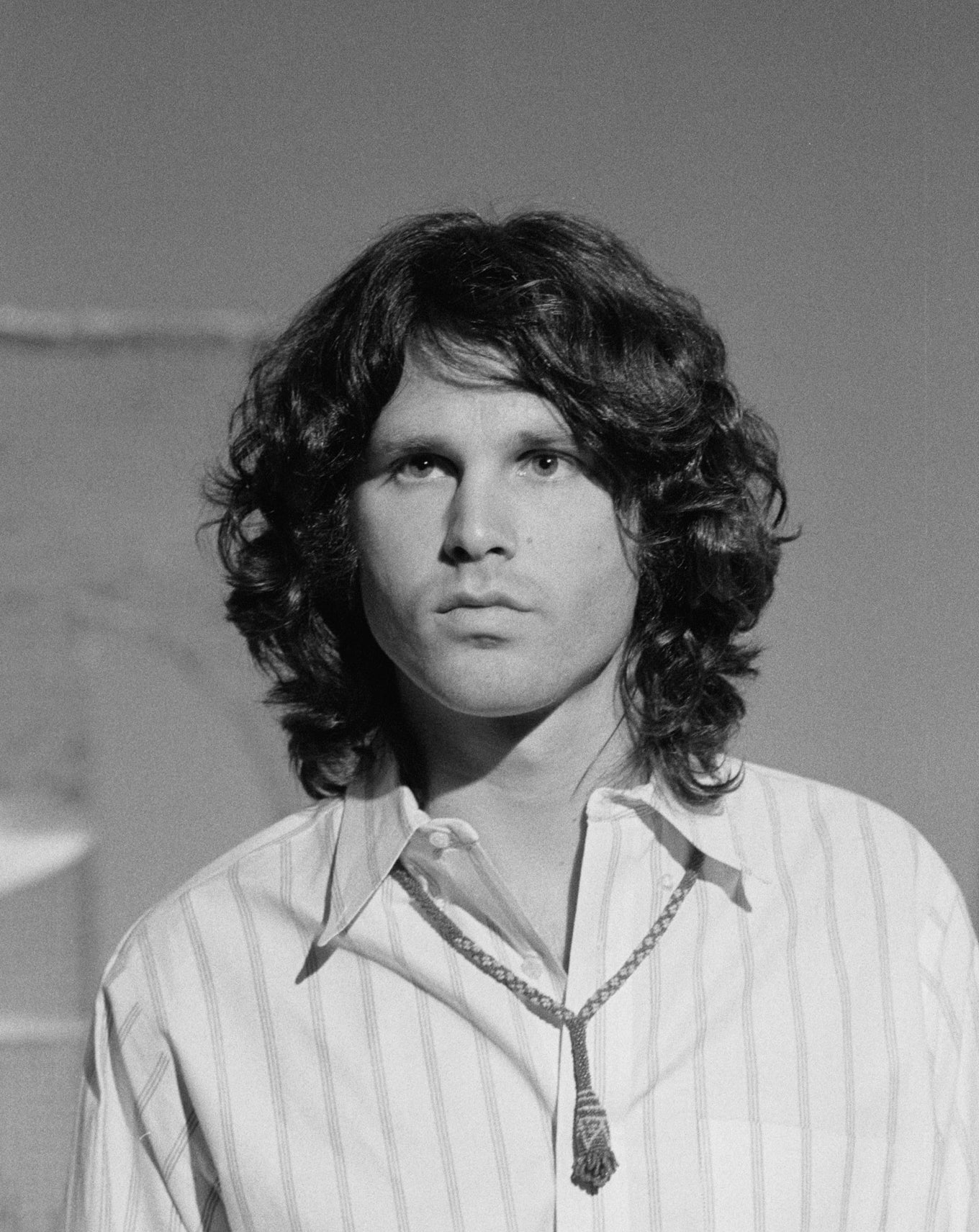 Portrait of Jim Morrison.
