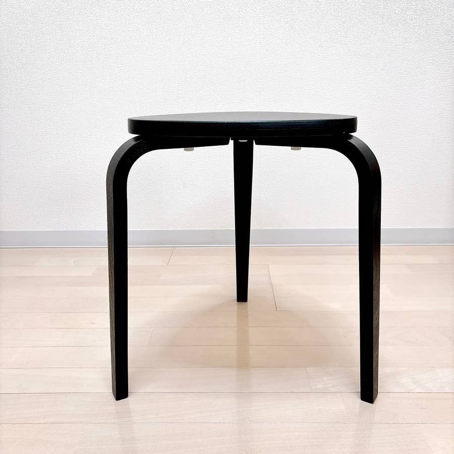 IKEA HOLMSJÖ スツール ブラック イケア】「どんな場所でも大活躍」「3