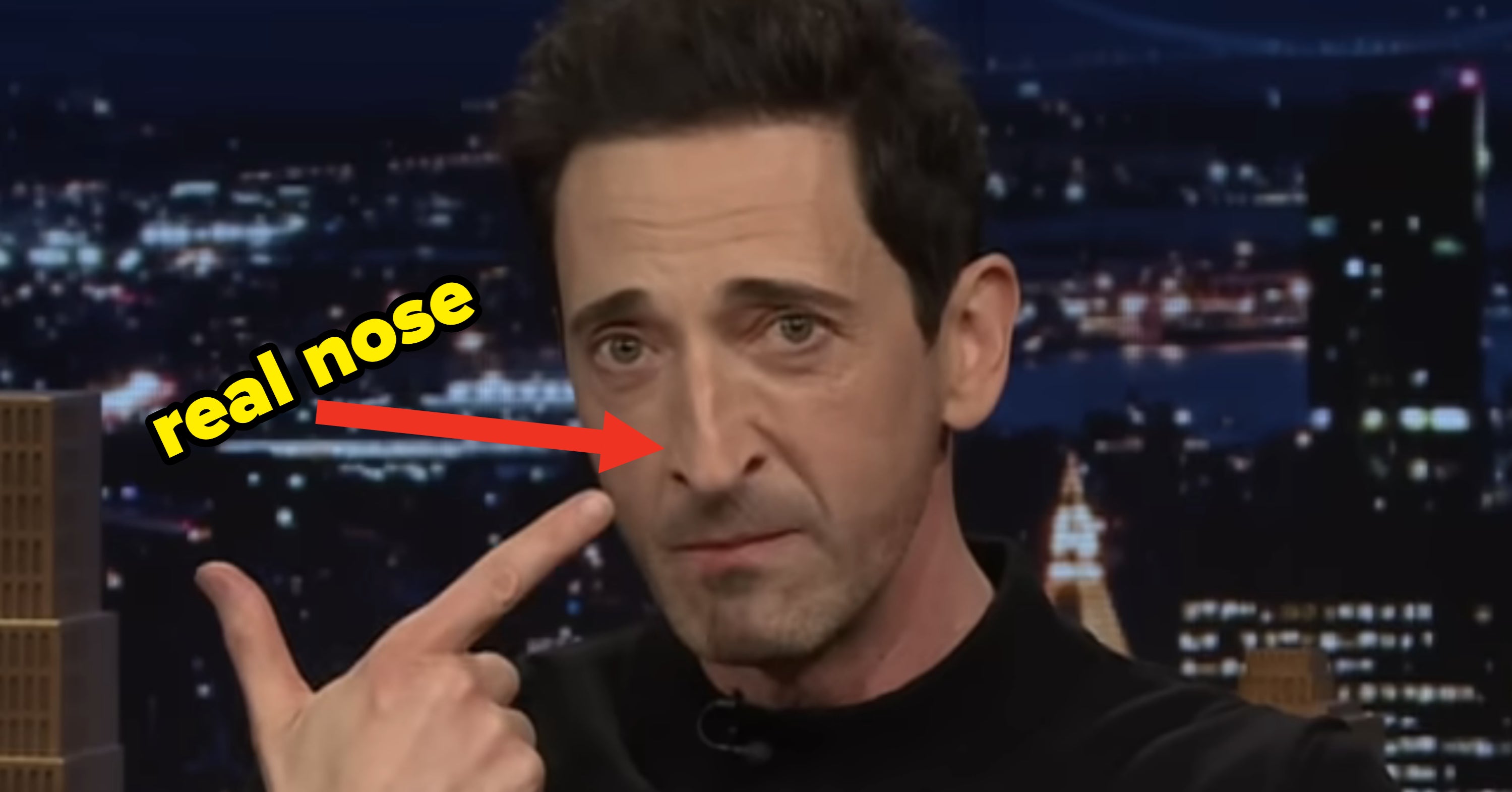 A Make-Up Artist Tried To Remove Adrien Brody’s Nose