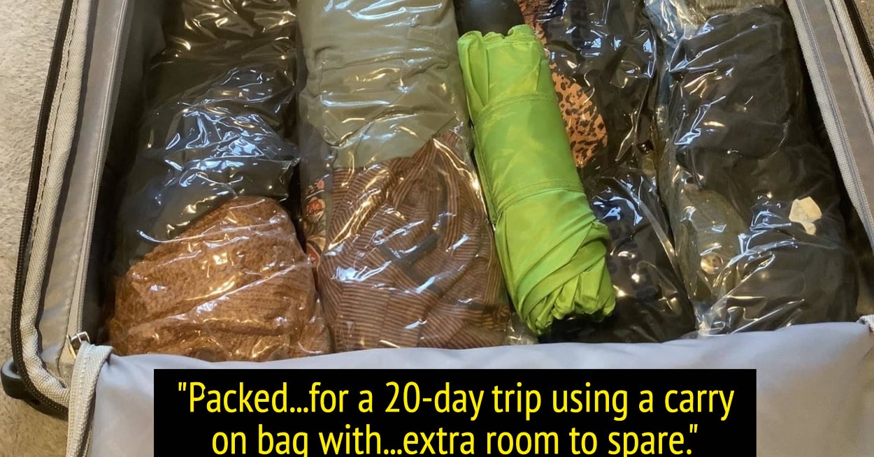 43 Carry-On Packing Tips For Anyone Who Wants To Save On Baggage Fees This Year