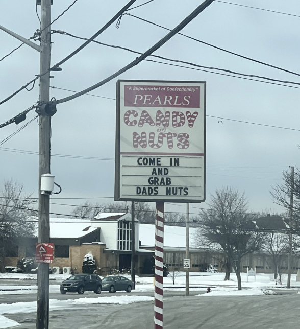  "Come successful  and drawback   Dad's nuts"