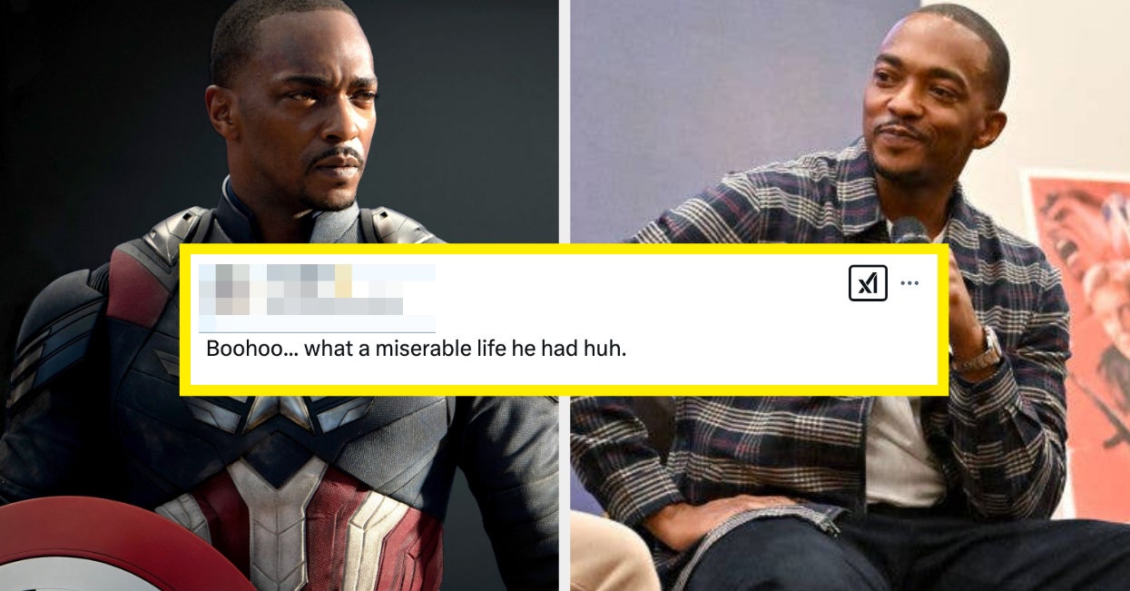 Someone Tried To Fact-Check Anthony Mackie About His Family Upbringing, And It Didn't End Well In The Comments