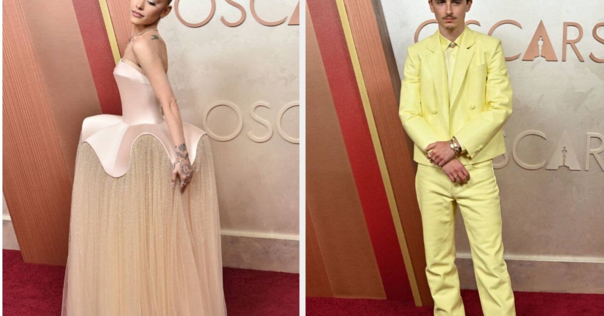 Here's What Everyone Wore To The 2025 Oscars Red Carpet