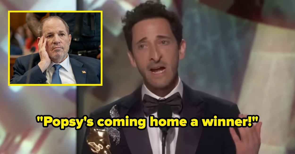Oscars: Harvey Weinstein's Kids Call Adrien Brody Popsy