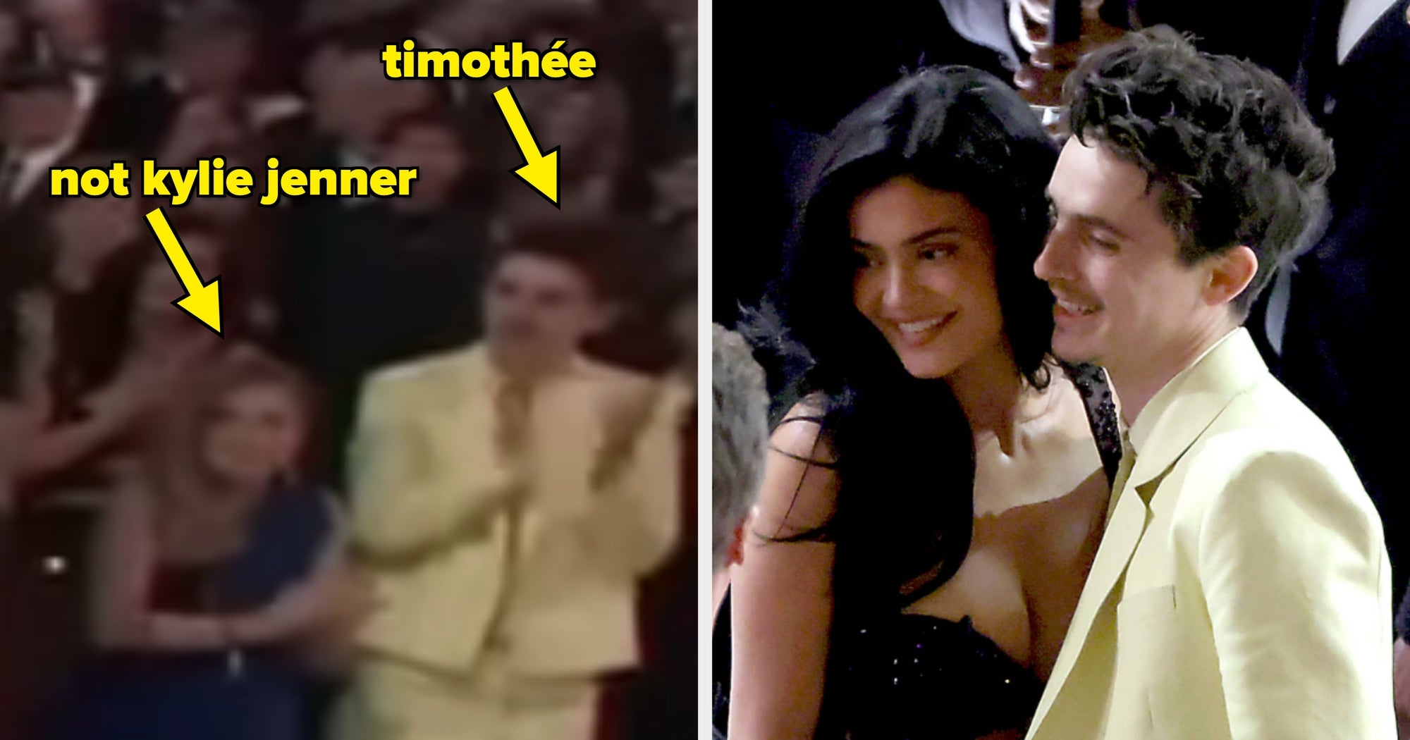 Meskipun Kylie Jenner bergabung dengan pacar Timothée Chalamet di Oscar tadi malam, sebenarnya ibunya yang duduk di sebelahnya ketika kategorinya diumumkan