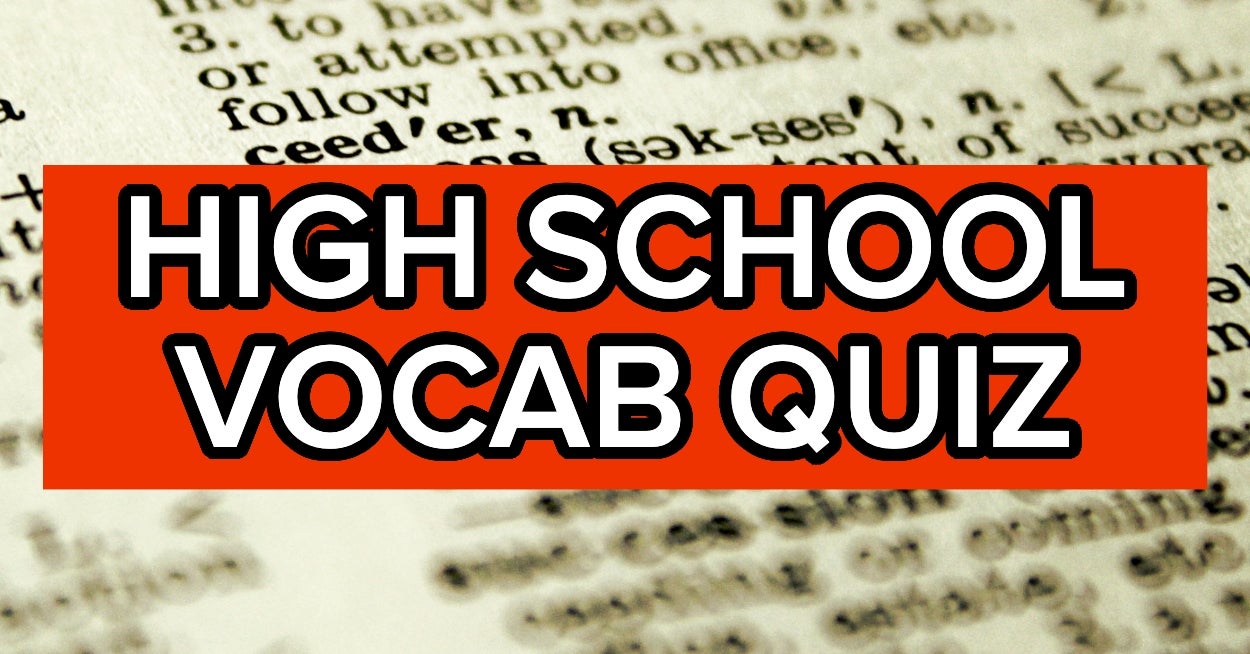 Word Definitions Most People Should Know Quiz