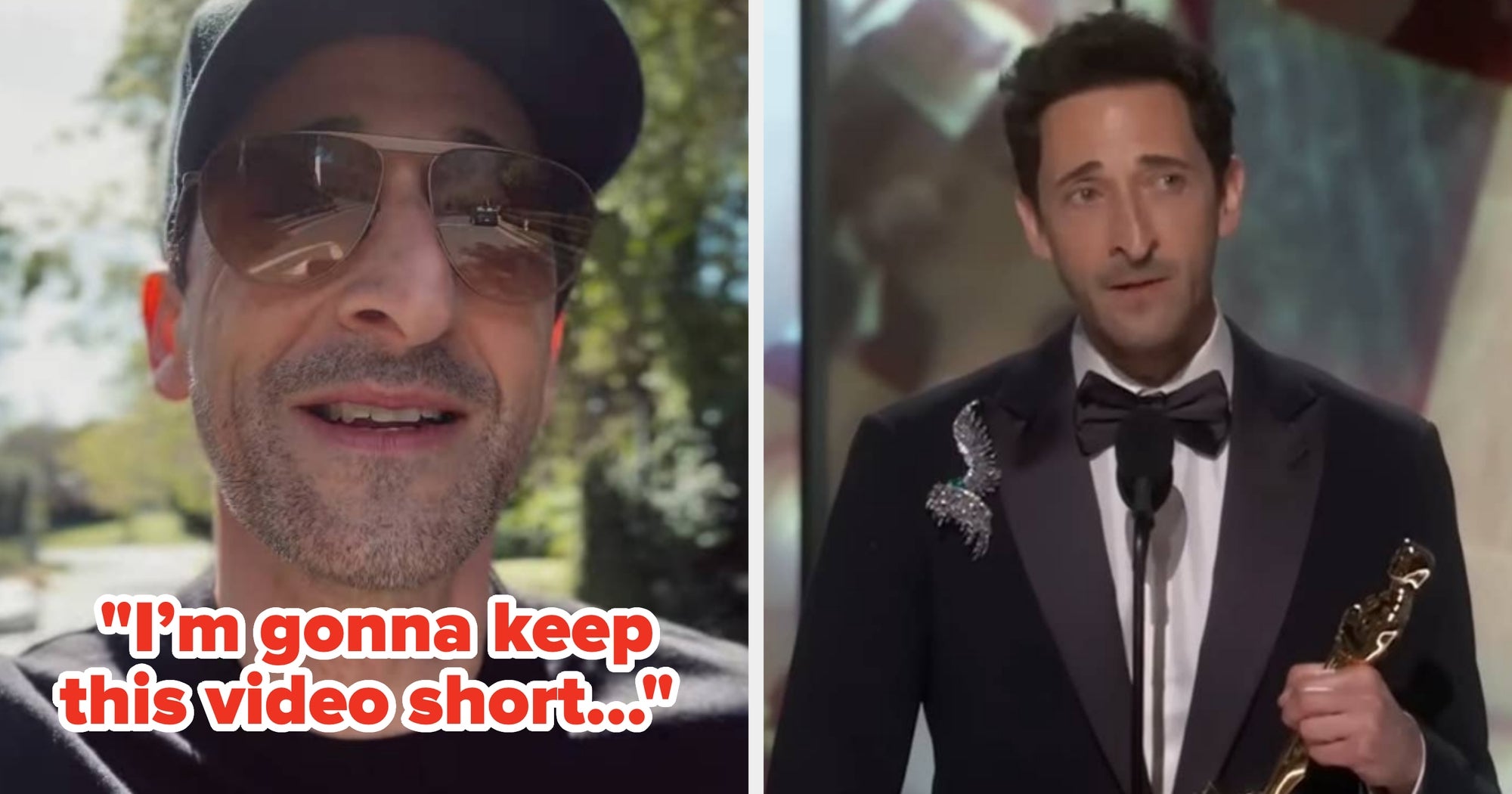 After Being Called “Pretentious,” Adrien Brody Reacted To His Divisive Oscar Acceptance Speech Making History As The Longest Of All Time