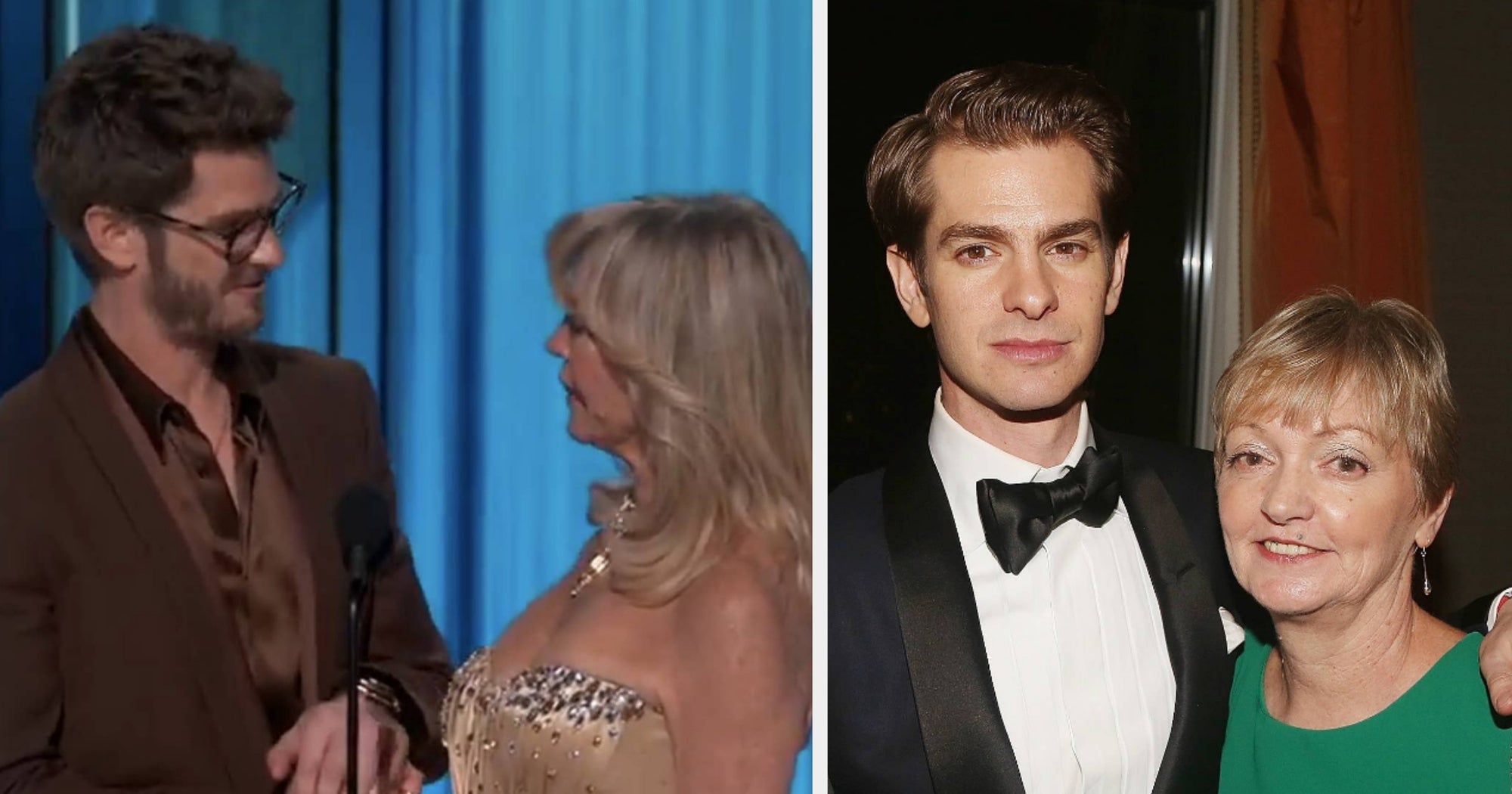 Goldie Hawn dari Andrew Garfield untuk ibu