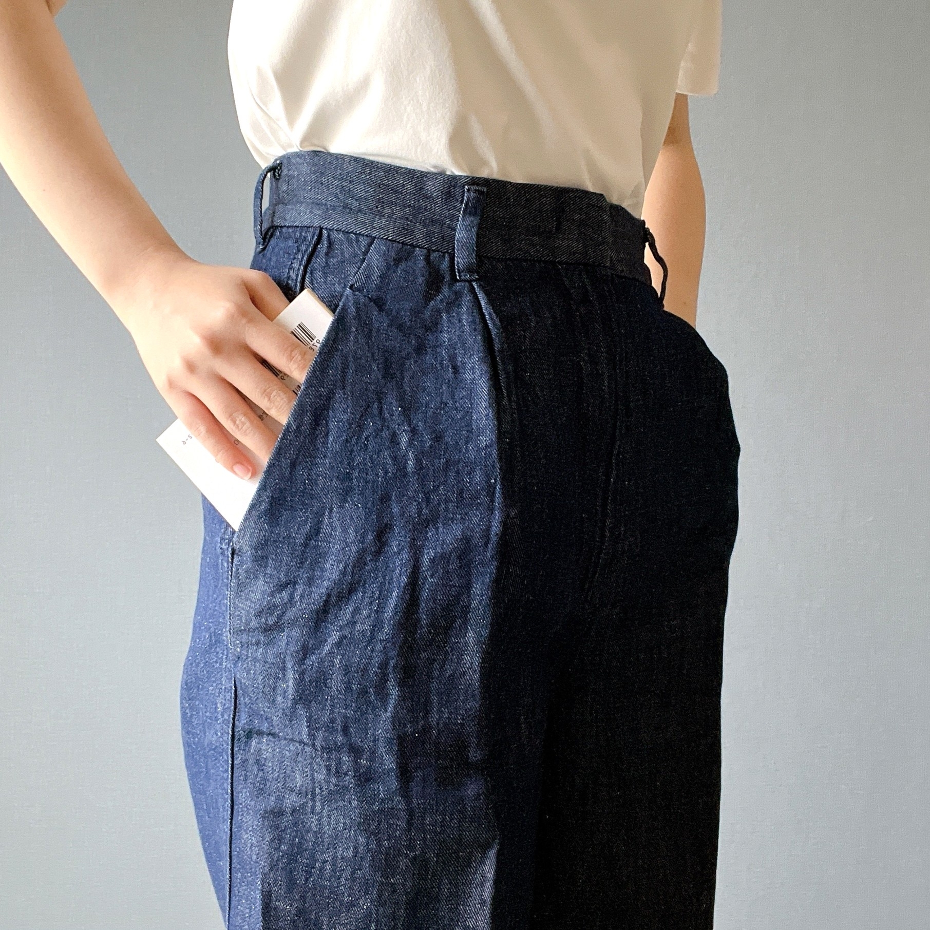 良品週間で10％オフ】無印良品の「楽ちんワイドパンツ」が着心地