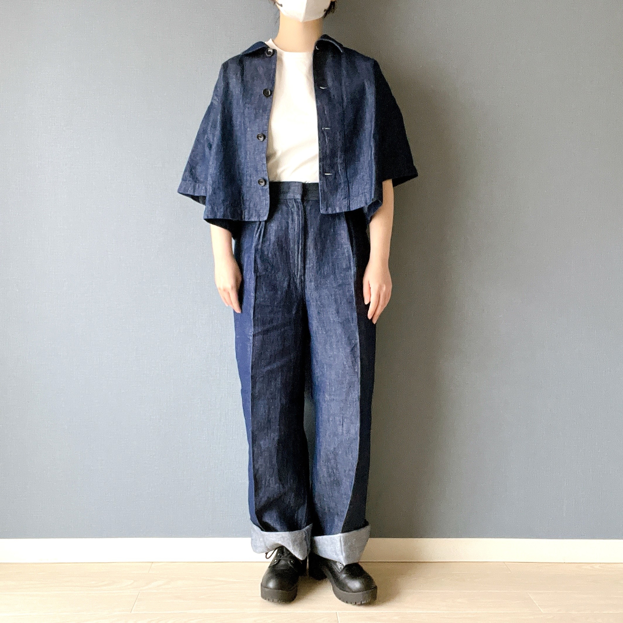 良品週間で10％オフ】無印良品の「楽ちんワイドパンツ」が着心地