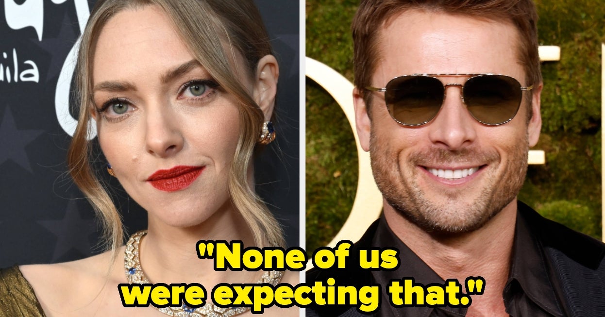 Payudara Amanda Seyfried jatuh di depan Glen Powell