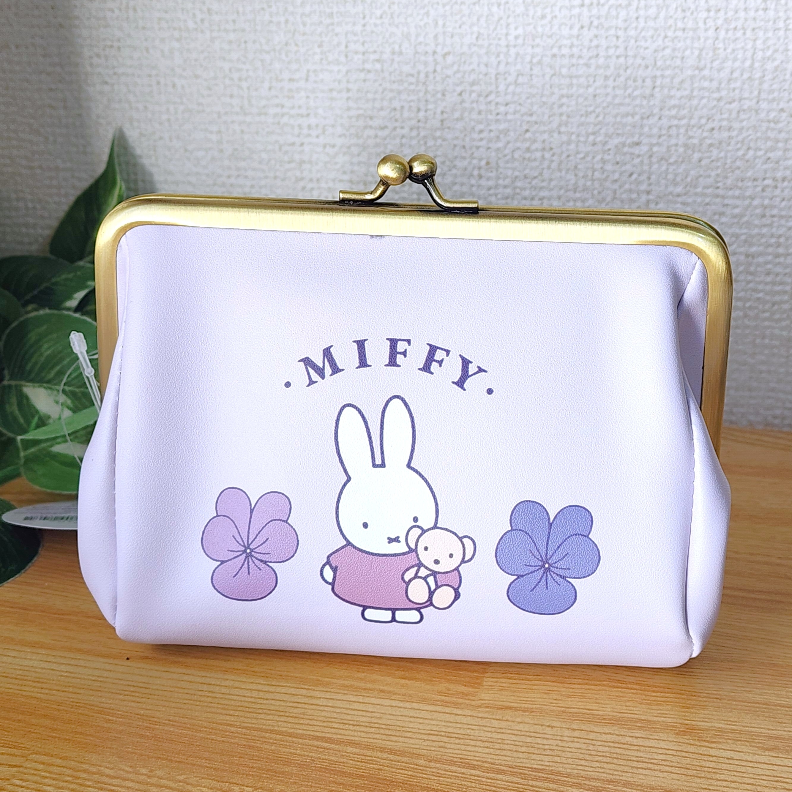 ニトリ「【デコホーム商品】ガマグチポーチ(ミッフィー sweets&violet)」
