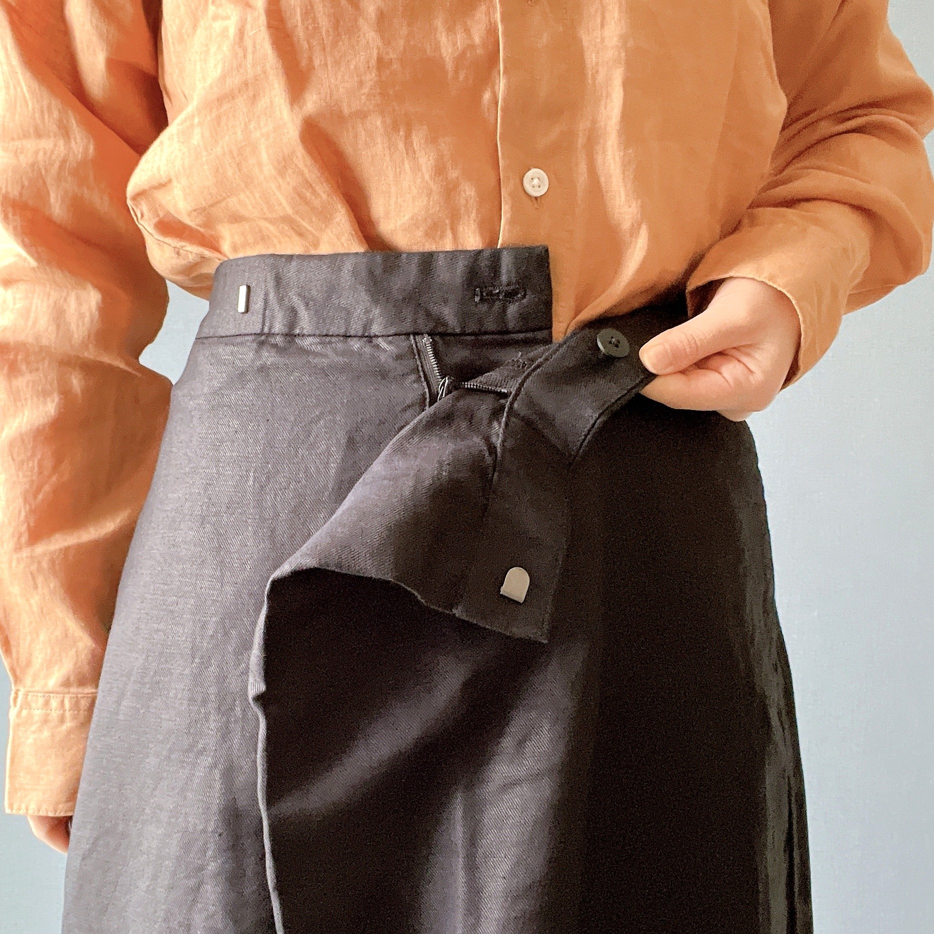 無印良品週間で10％オフ】「スカートみたいなパンツ」が楽ちん