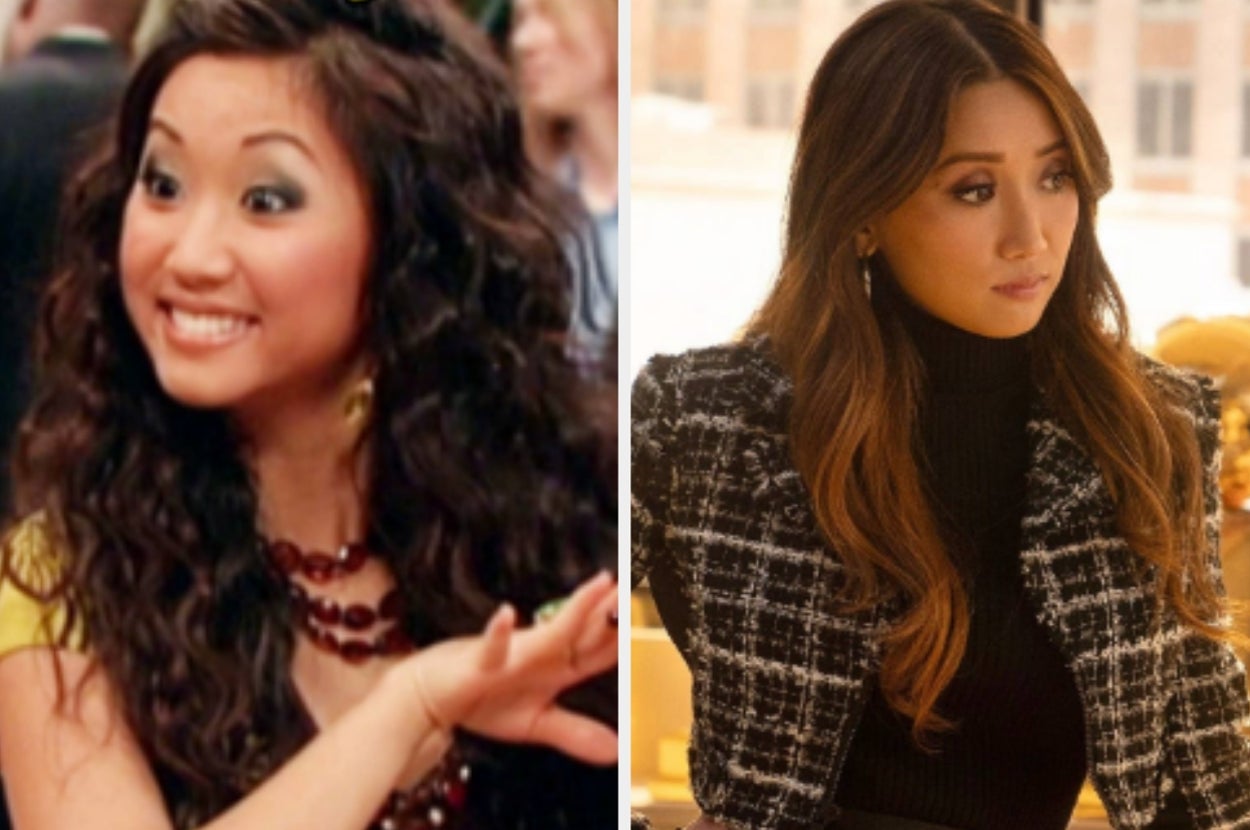 Brenda Song as London Tipton vs. Brenda as Ali in Netflix's "Running Point"