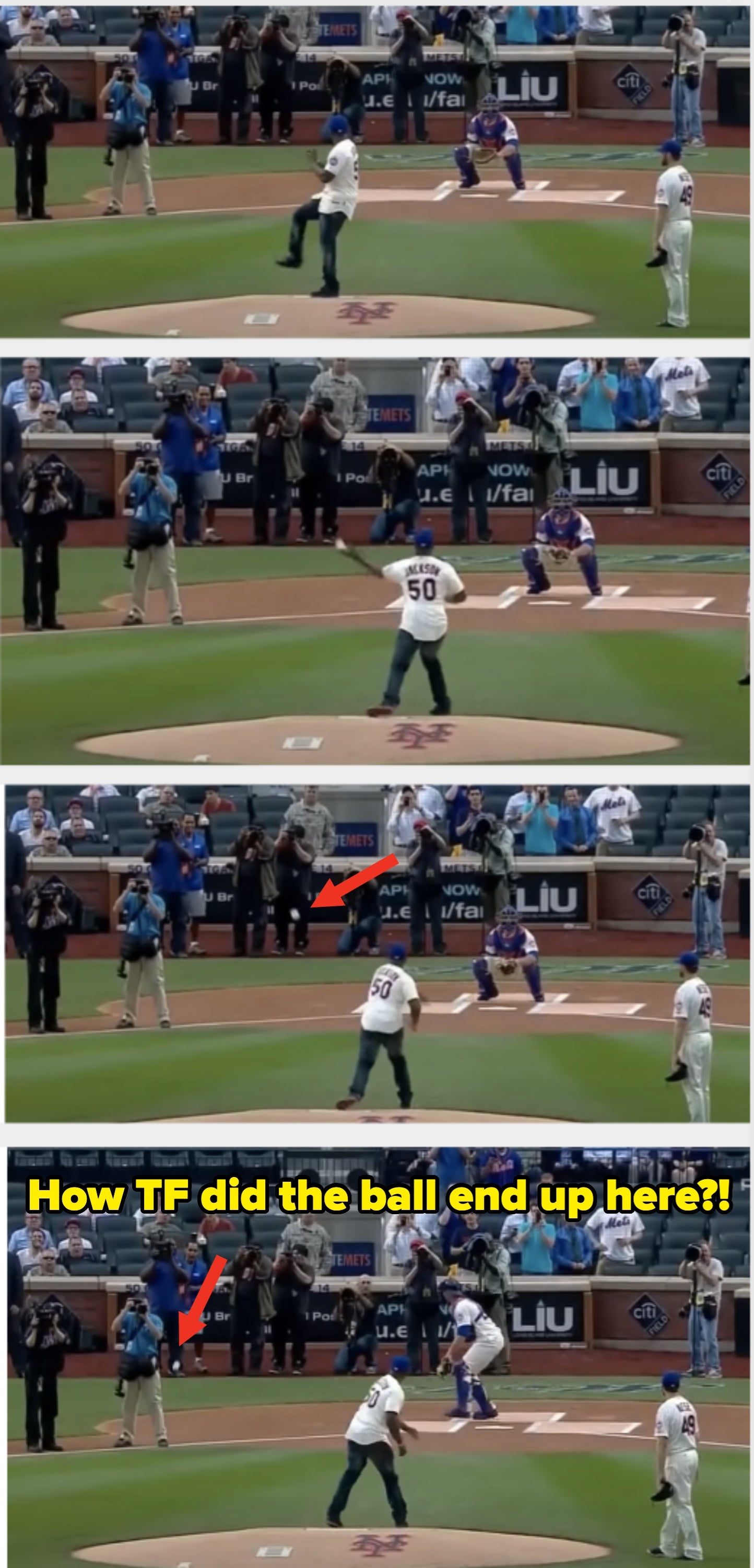 50 Cent throws the crap, crap, crappiest ceremonial archetypal  transportation   astatine  a shot   crippled  portion    photographers seizure  the moment