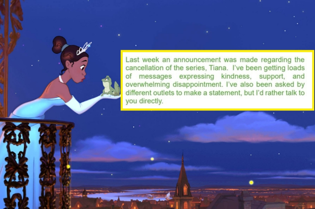 Princess Tiana's Voice Actor Anika Noni Rose Just Weighed In On The Abrupt Cancelation Of "The Princess And The Frog" TV Show