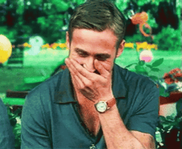 Ryan Gosling laughing meme