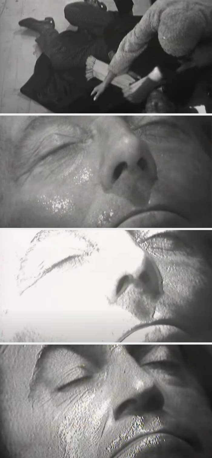 laying unconscious, the First Doctor transforms into the Second Doctor