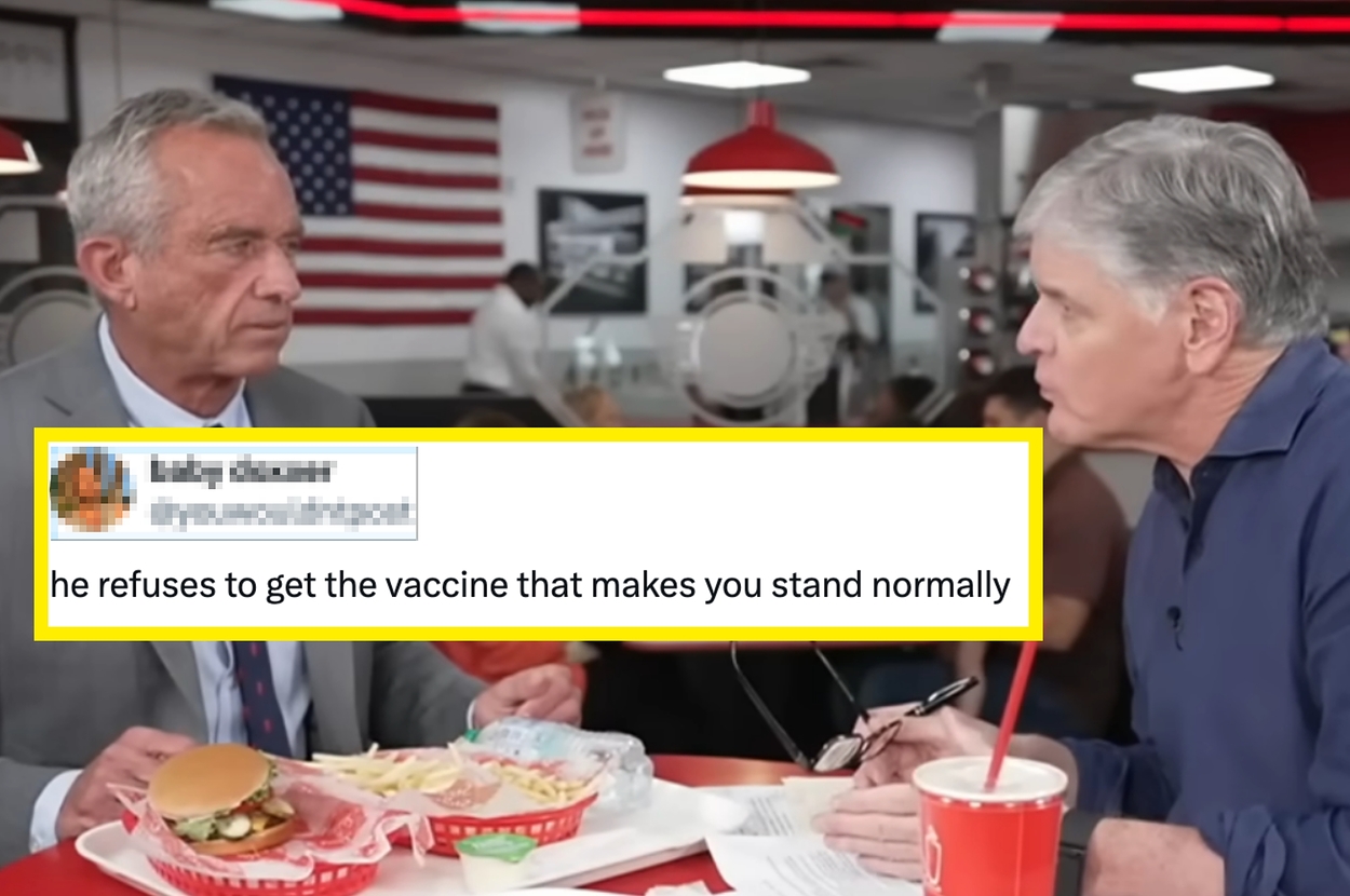 The Internet Can't Get Enough Of This Photo Of RFK Jr. Awkwardly Standing In A Steak 'N Shake Restaurant